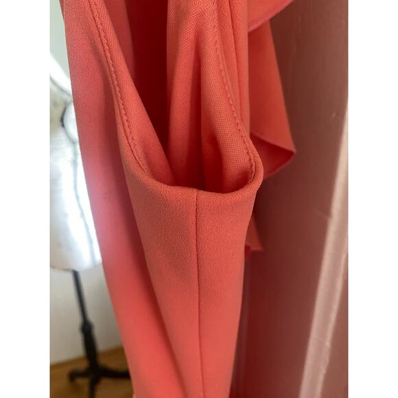 Women’s Tommy Hilfiger Size 8 color Peach Jumpsuit belted - Picture 7 of 12